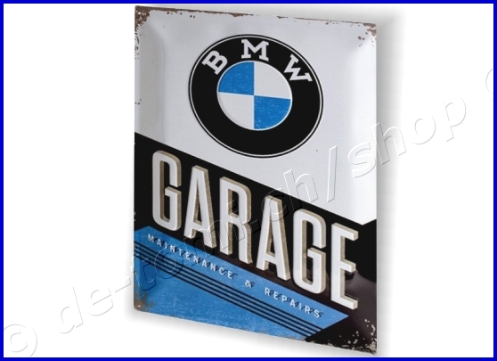 PLAQUE BMW GARAGE (30x40cm)